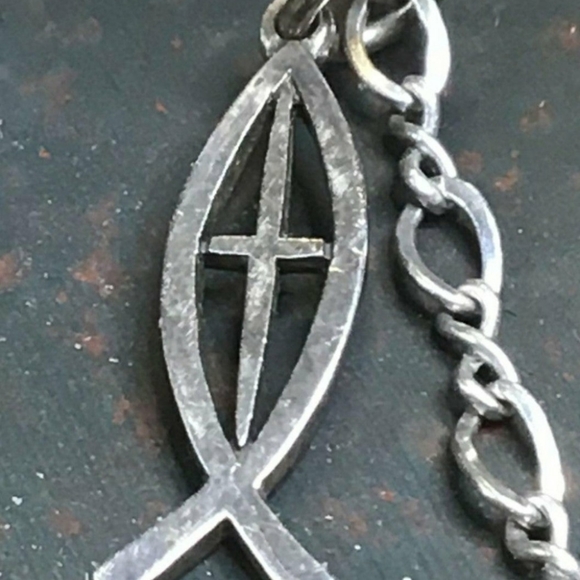 James Avery ichthus cross anklet/bracelet - Picture 4 of 10